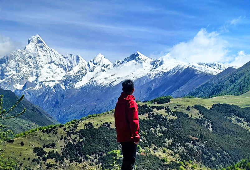 Amazing view of Mount Siguniang