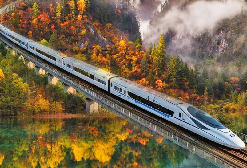 Chengdu to Jiuzhaigou Huanglong High-Speed Train
