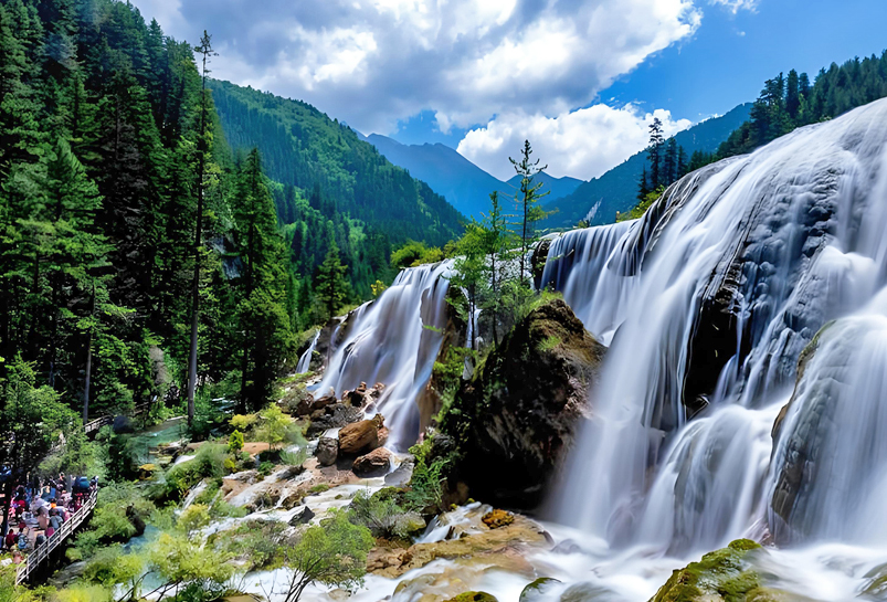 Waterfalls of Jiuzhaigou Valley