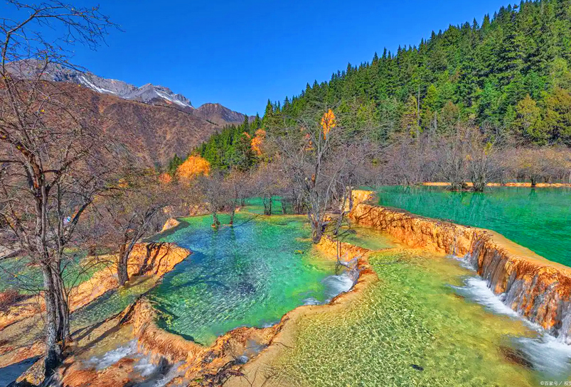 Scenery of Jiuzhaigou Valley