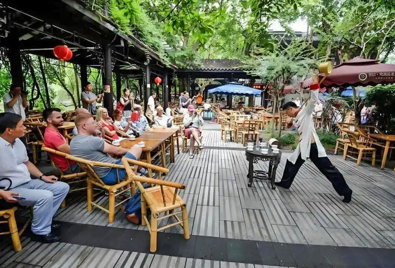 Enjoy a cup of tea in People's Park