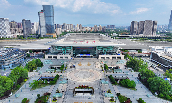 Chengdu East Railway Station in Chengdu