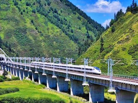 Chengdu to Huanglong High-Speed Train