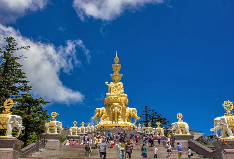 The Golden Summit of Mt. Emei