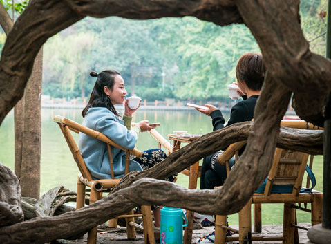 Heming Teahouse in People's Park