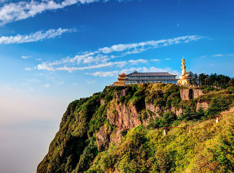 Golden Summit at Emei Mountain