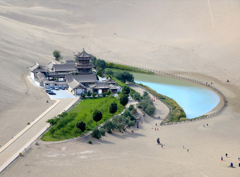 The Crescent Lake of Dunhuang