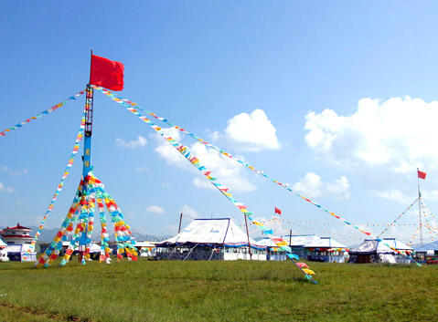 Sangke Grassland in Xiahe
