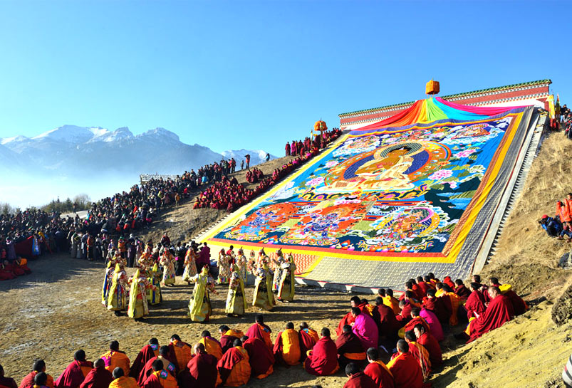 Sun Buddha of Langmusi Temple