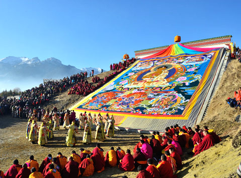 Sun Buddha of Langmusi Temple
