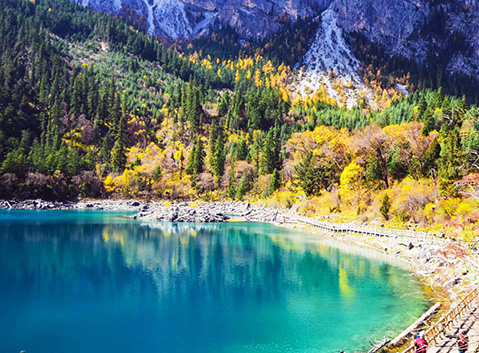 Changhai Lake in Jiuzhaigou