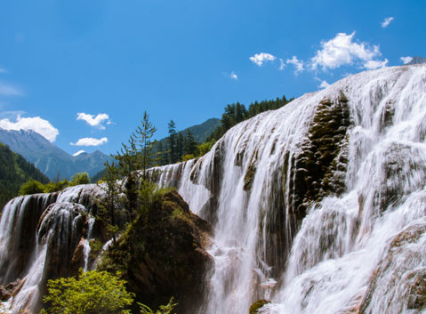 Jiuzhaigou Waterfall