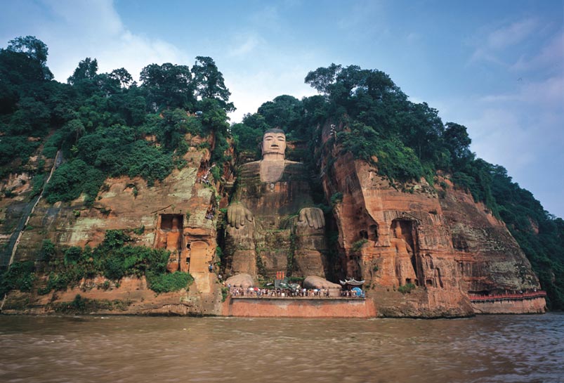 Leshan Giant Buddha Panorama View