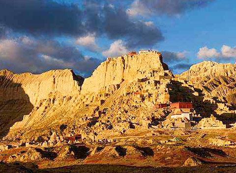 The Panoramic of Zangda Earth Forest