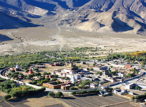 The Panorama of Samye Monastery