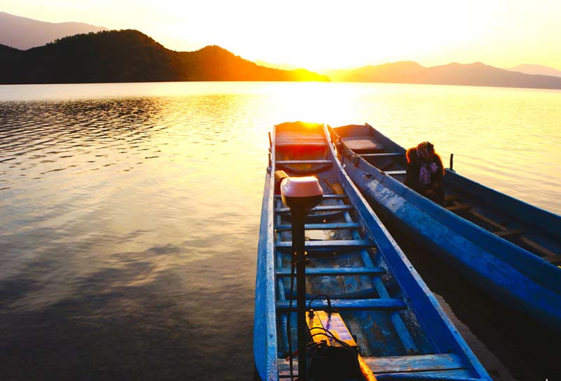 Lugu Lake Sunset