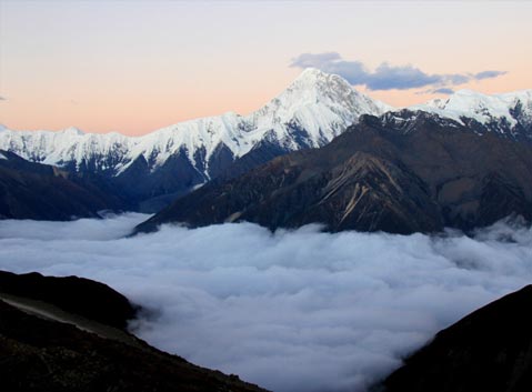 Mount Gongga from Zimei Yakou