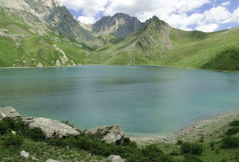 The Holy Lake in Qizanggou