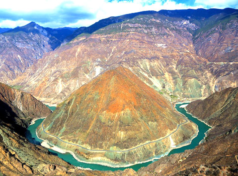 The Big Turning of Jinsha River