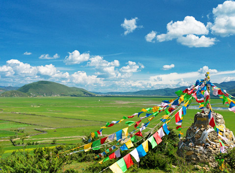 The Sceneries on the road to Xiangcheng