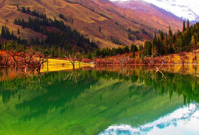 Scenery of Mount Siguniang