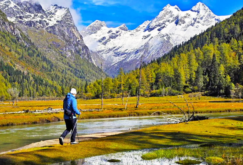 The peaceful forests of Changping Valley