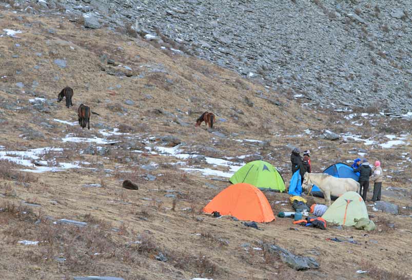 The Base Camp of Mt. Siguniangshan Erfeng