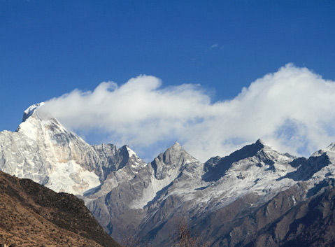 The four peaks of Mt. Siguniangshan