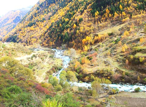 The beautiful Changping Vallley in autumn