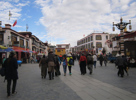 arriving Lhasa