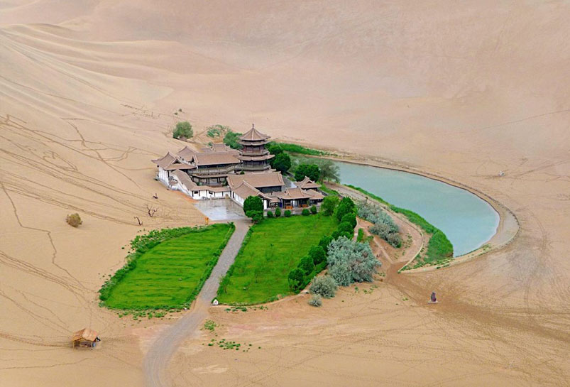 Crescent Lake in Dunhuang