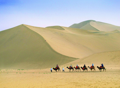 The Echoing-Sand Mountain in Dunhuang