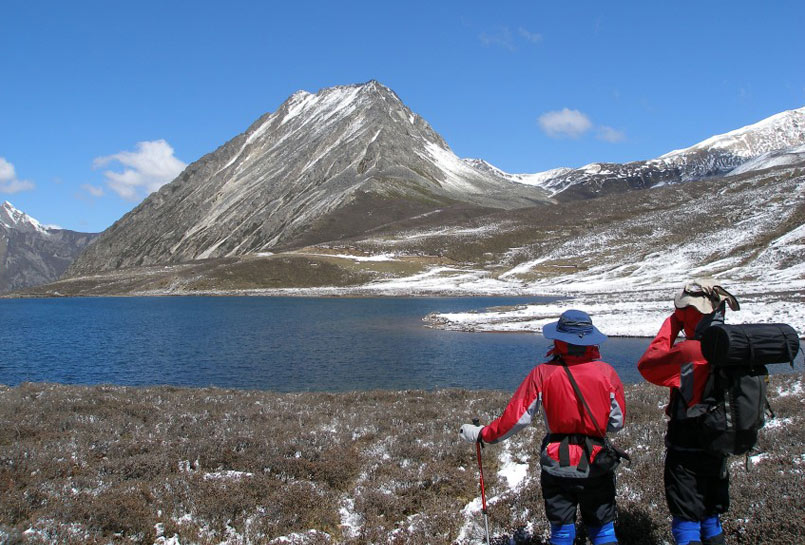 The Yalayongcuo Lake in Yala Snow Mountain Area