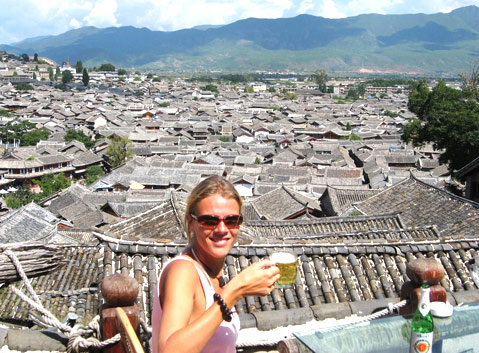 The Panoramic View of Lijiang Ancient Town