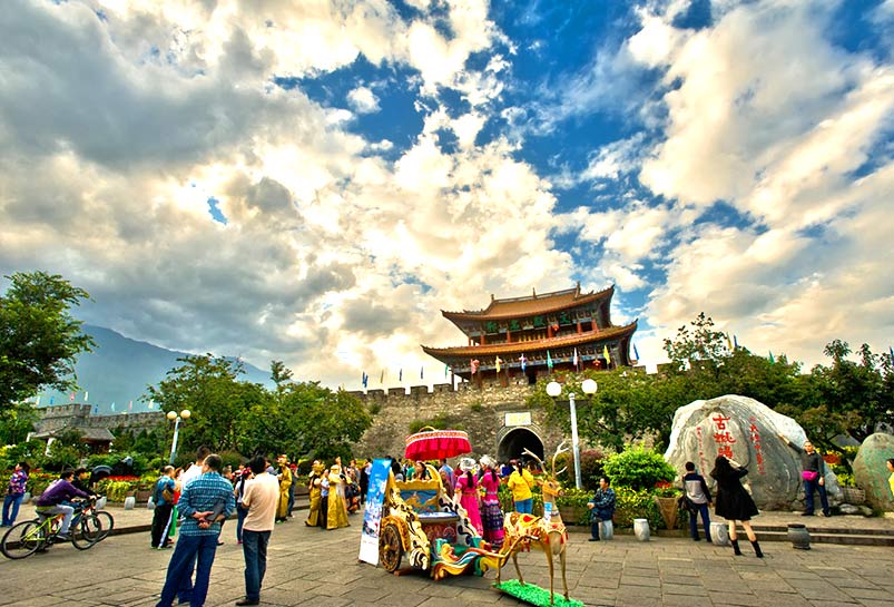 The Gate of Dali Ancient Town