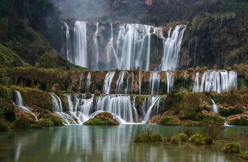 Nine Dragon Waterfall in Luoping