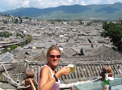 Panoramic View of Lijiang Ancient Town
