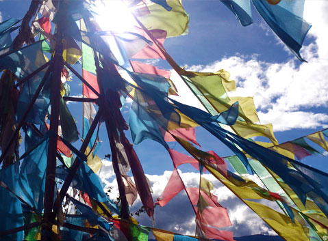 Shangri-La Baiji Temple Prayer Flag