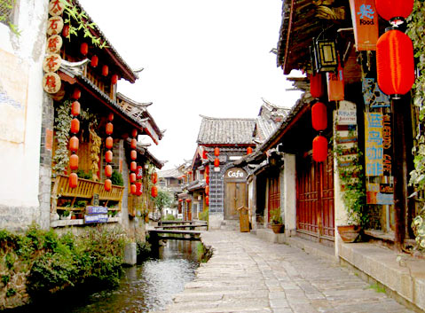 The Street of Lijiang Ancient Town
