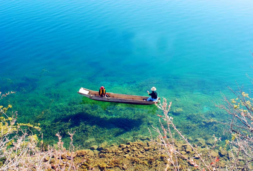 The Water of Lugu Lake