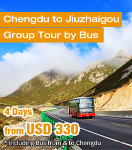 Chengdu to Jiuzhaigou Bus Tour