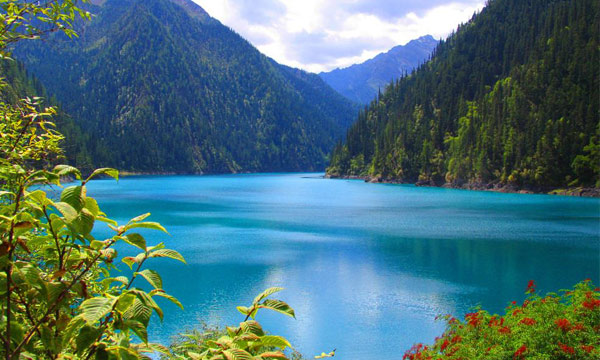  The marvelous landscape in Jiuzhaigou 