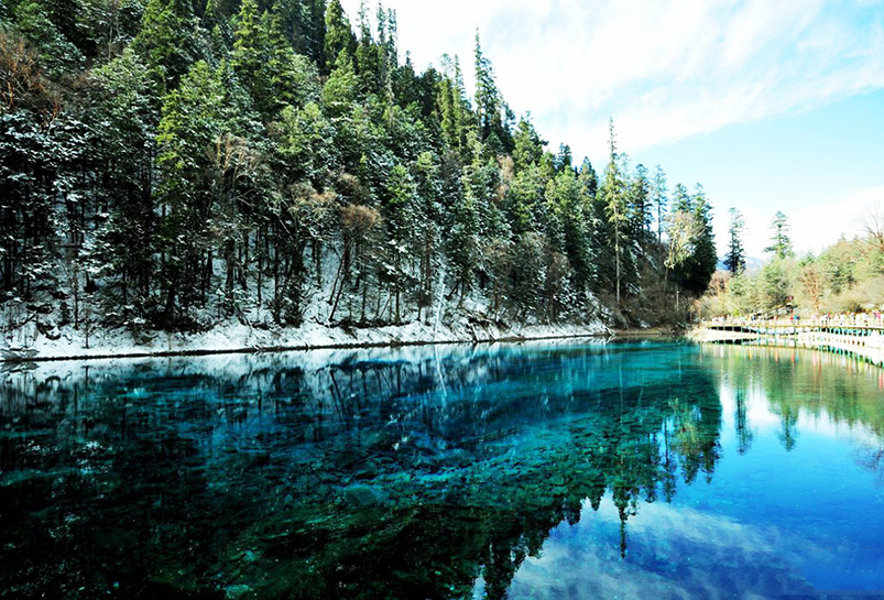 Colorful Ponds in Jiuzhai Valley