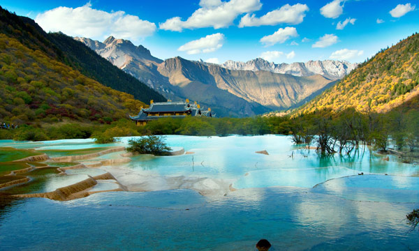 Zhengyan Ponds in Huanglong