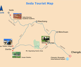 Map of Seda (Sertar)