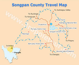 Map of Songpan