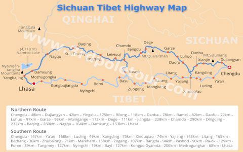 Sichuan Tibet Highway - Chengdu to Lhasa Overland