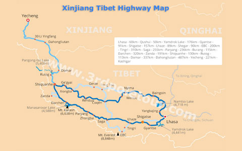 Xinjiang Tibet Highway: Lhasa to Kashgar Overland