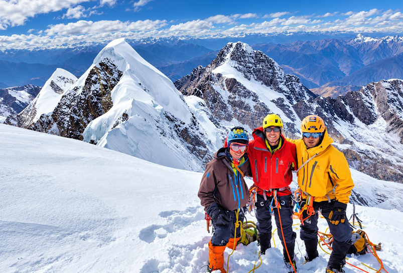 Climb to the Summit of Mt. Siguniangshan Dafeng