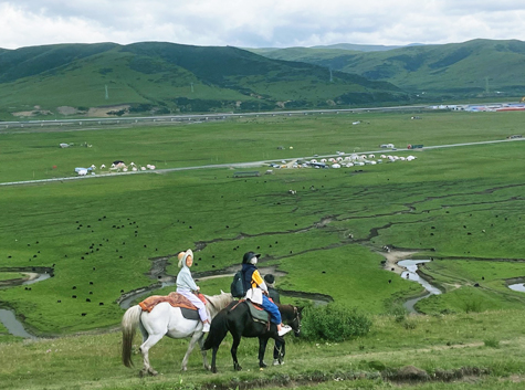 Munigou Valley to Songpan Ancient Town by horseback
